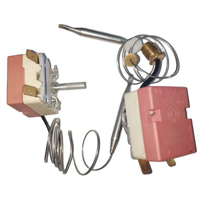 Thermostat capillaire électrique à sécheuse à basse température et à température comprise entre 50 et 250 °C