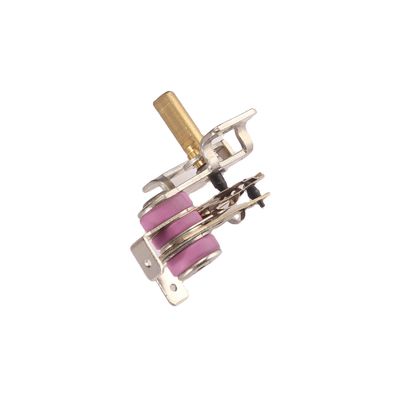 250 VAC Thermostat bimétallique KST207 Commutateur de régulation de température idéal pour les appareils de chauffage ménagers