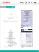 Chine Zhongshan Yusen Electrical Co., Ltd. certifications